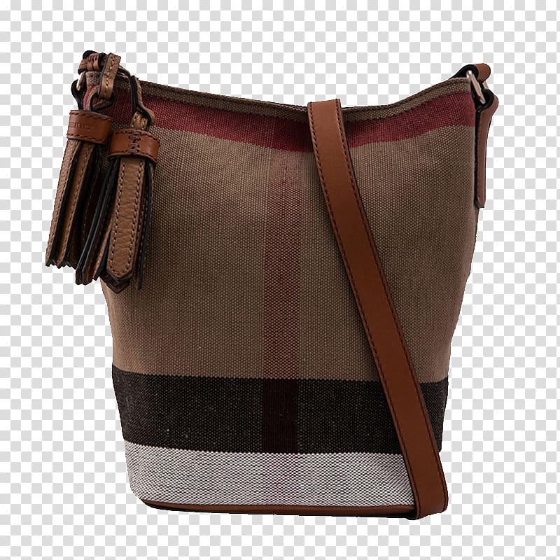 Handbag Burberry Leather Designer label, BURBERRY Burberry Plaid canvas bags transparent background PNG clipart