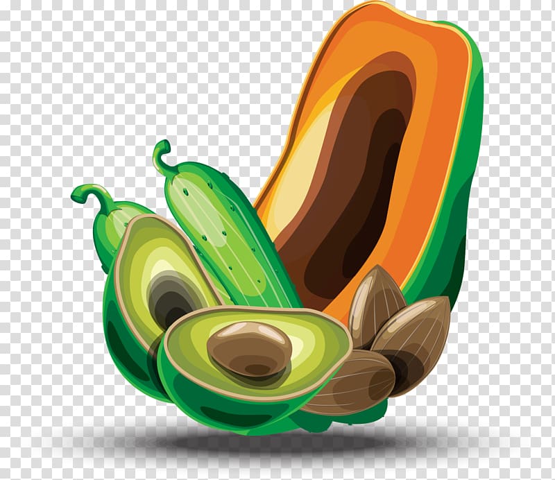 Avocado Fruit, Green avocado food transparent background PNG clipart