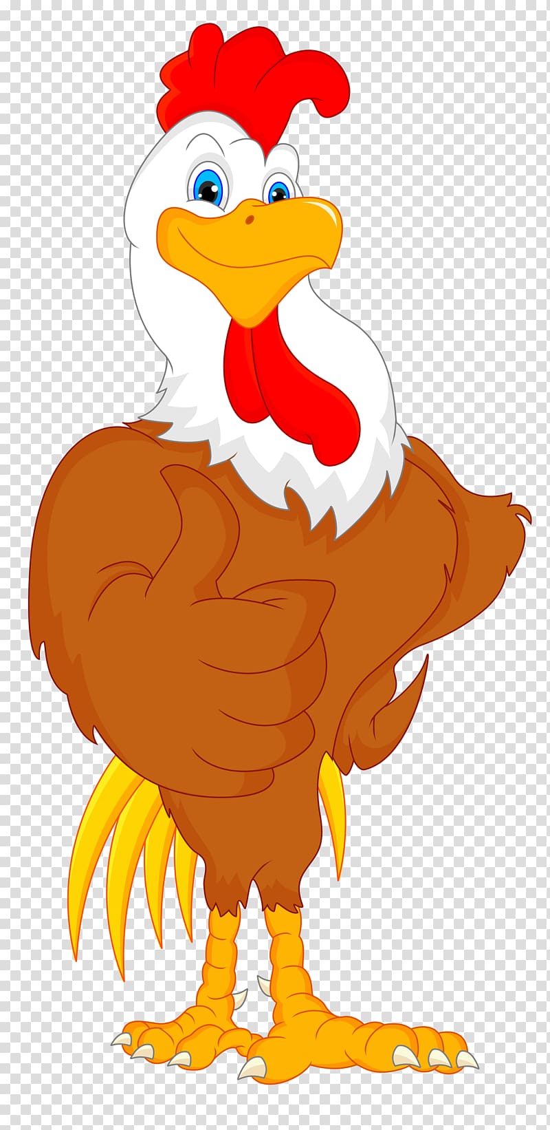 Cartoon Chicken Rooster, ferris wheel transparent background PNG clipart