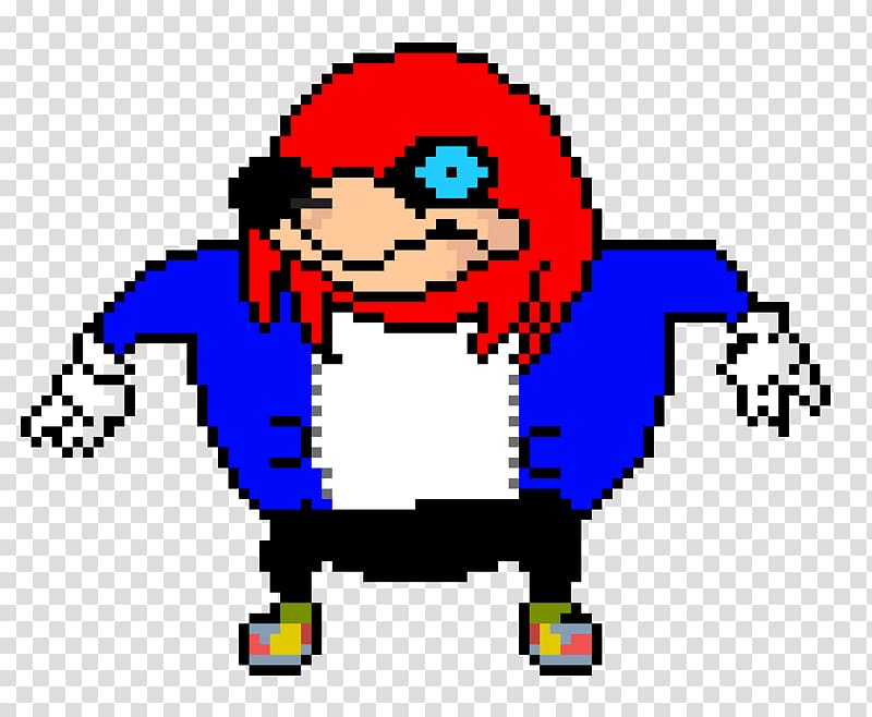 Knuckles the Echidna Undertale Sprite Uganda Pixel art, sprite transparent background PNG clipart