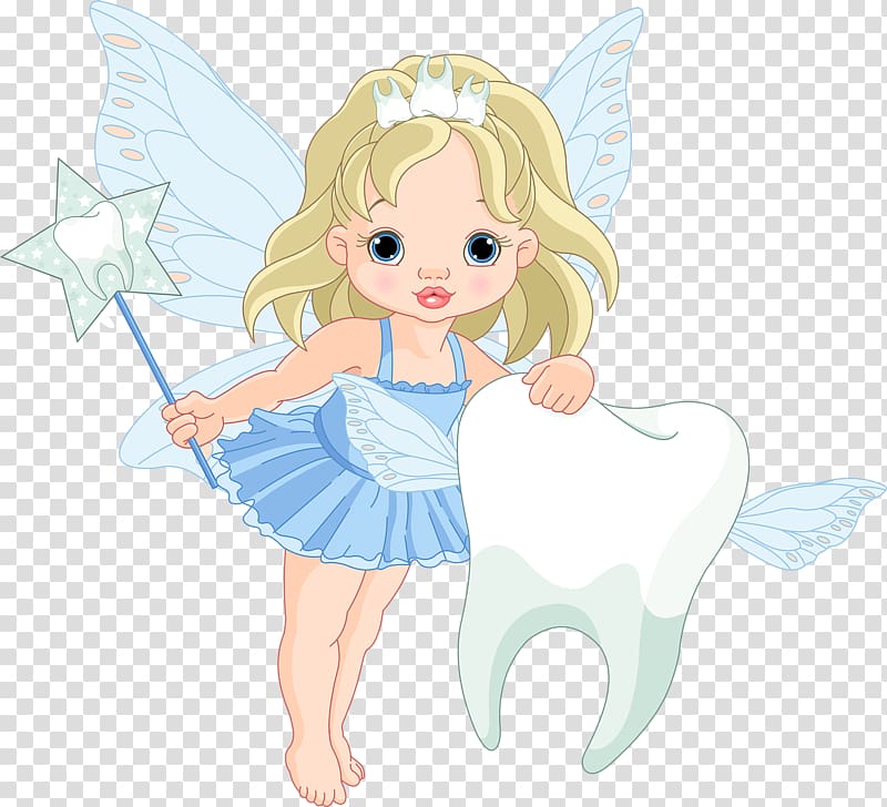 tooth fairy holding tooth and wand illustration, Tooth fairy Illustration, Cartoon healthy spirit transparent background PNG clipart