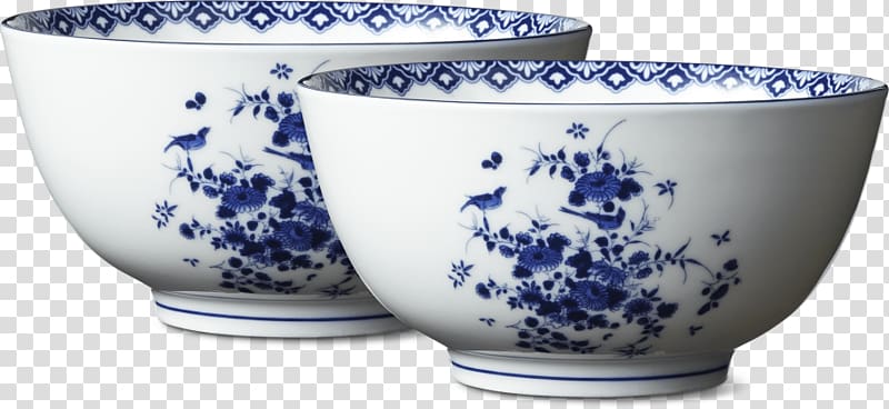 Klevering Bowl Ceramic Porcelain Blue, Plate transparent background PNG clipart