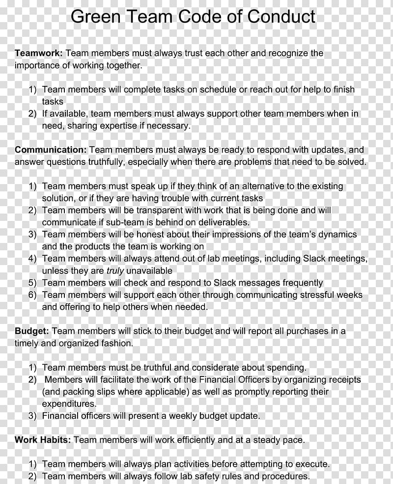Code of conduct Ethical code Business ethics Document, Code Of Ethics transparent background PNG clipart
