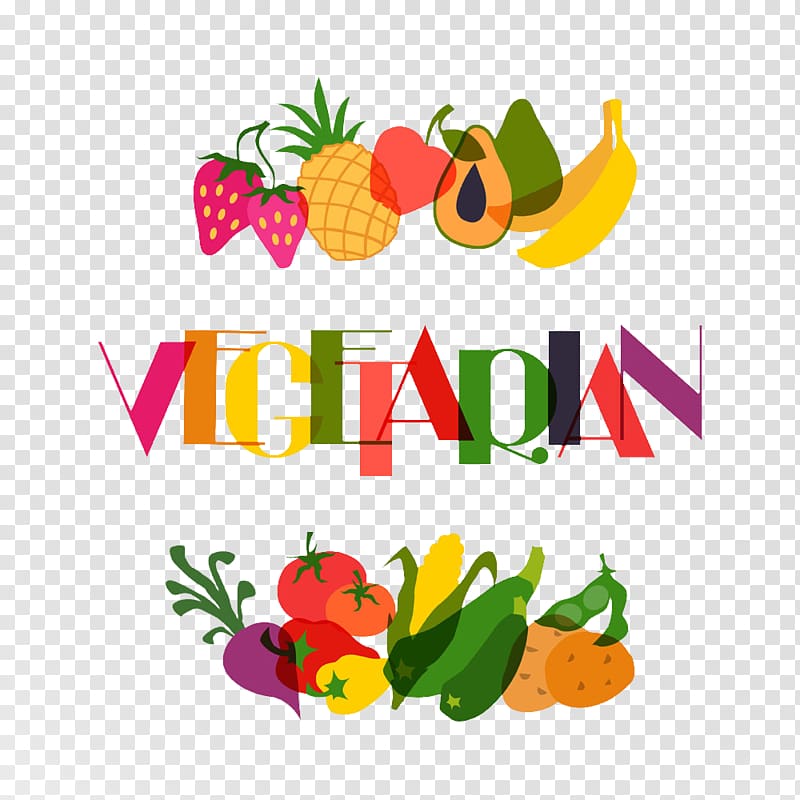 Vegetarian cuisine Cauliflower Strawberry Vegetable Vegetarianism, Cartoon fruits and vegetables transparent background PNG clipart