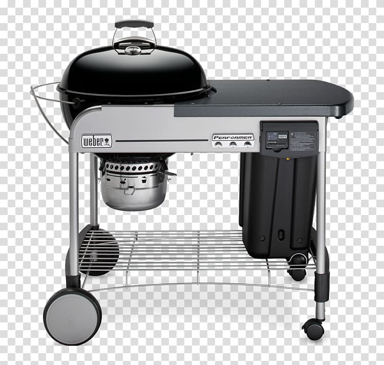 Barbecue Weber Performer Deluxe GBS Weber, Performer Deluxe Gbs 57 cm Nero accensione Gas 15501998 Weber Performer Premium GBS 57 Weber-Stephen Products, barbecue transparent background PNG clipart