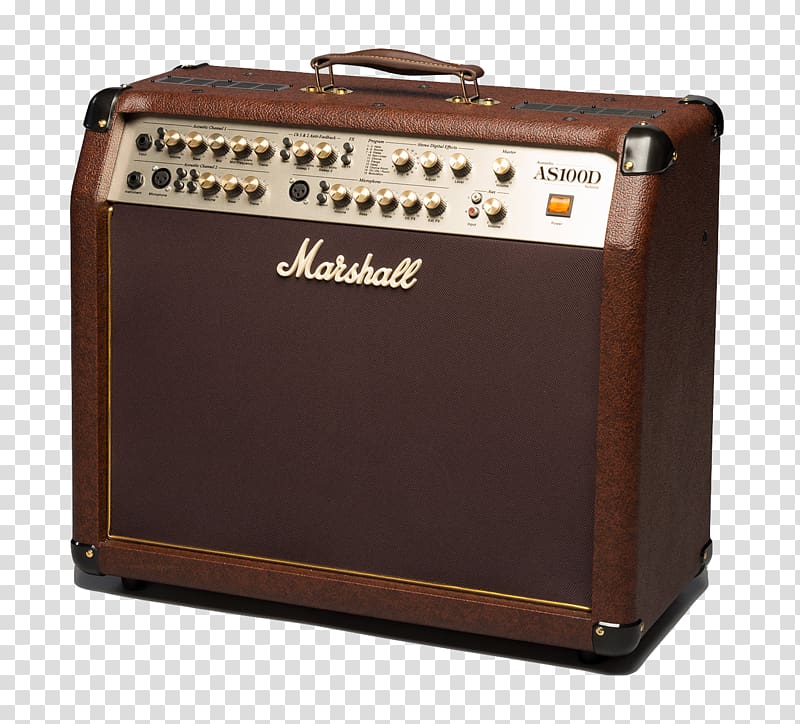 Guitar amplifier Microphone Marshall Amplification Marshall AS100D, guitar amplifier transparent background PNG clipart