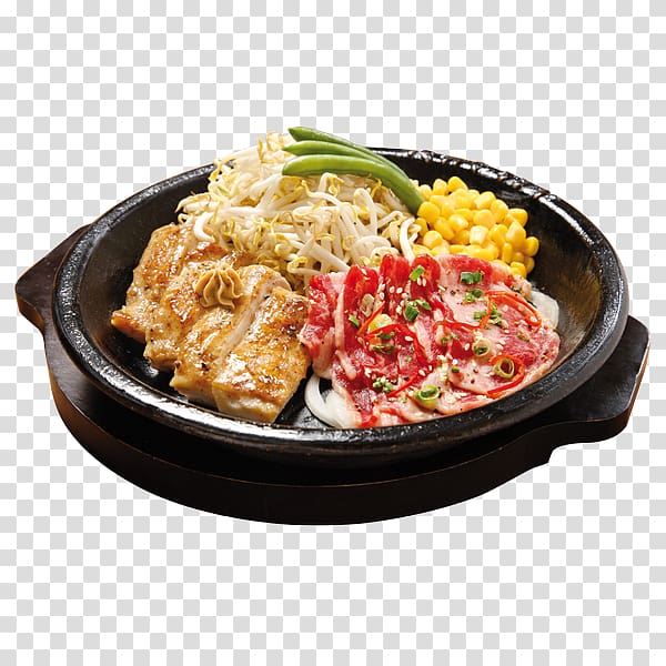 Japanese Cuisine Barbecue chicken Yakiniku Pepper Lunch, Chicken steak transparent background PNG clipart