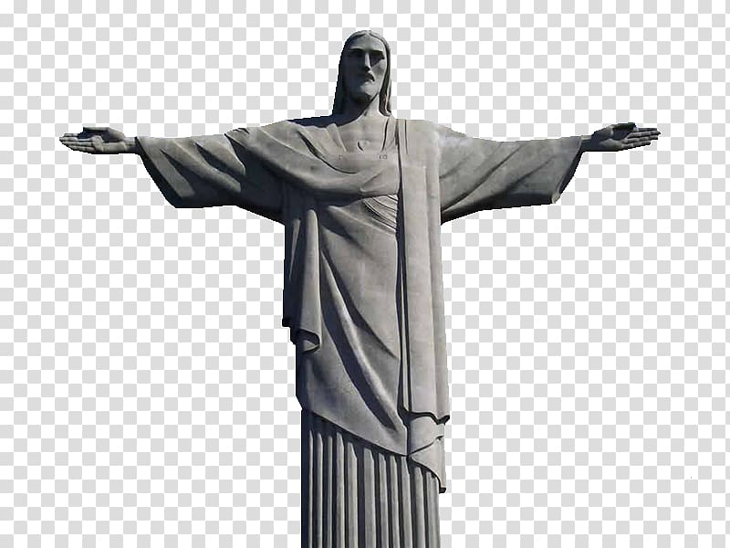 Christ the Redeemer Corcovado Sugarloaf Mountain, Brazil landmark transparent background PNG clipart