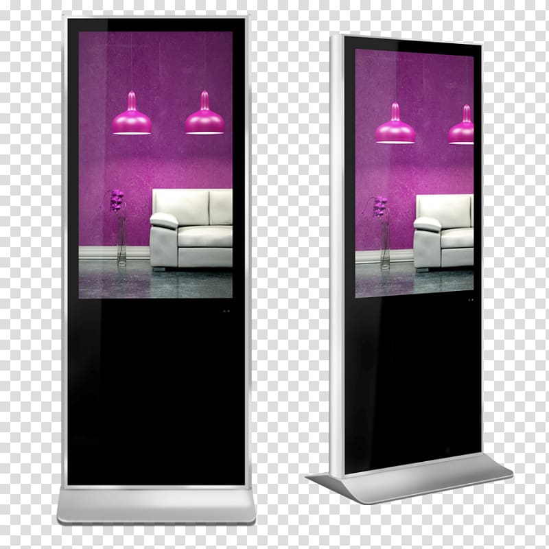 Flat panel display Interactive Kiosks Multimedia Display advertising, design transparent background PNG clipart
