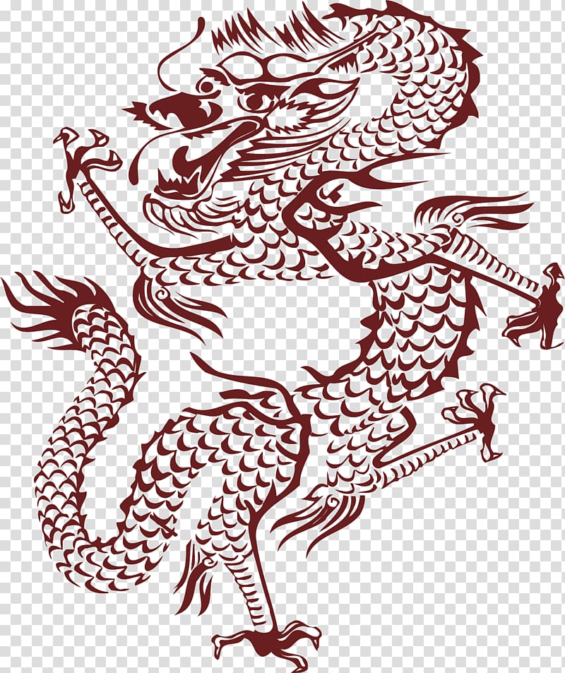 Budaya Tionghoa Chinese dragon Fenghuang , Dragon transparent background PNG clipart