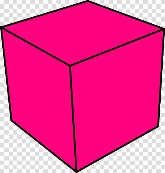 Cube Three dimensional Space Shape 3D Cube Transparent Background PNG 