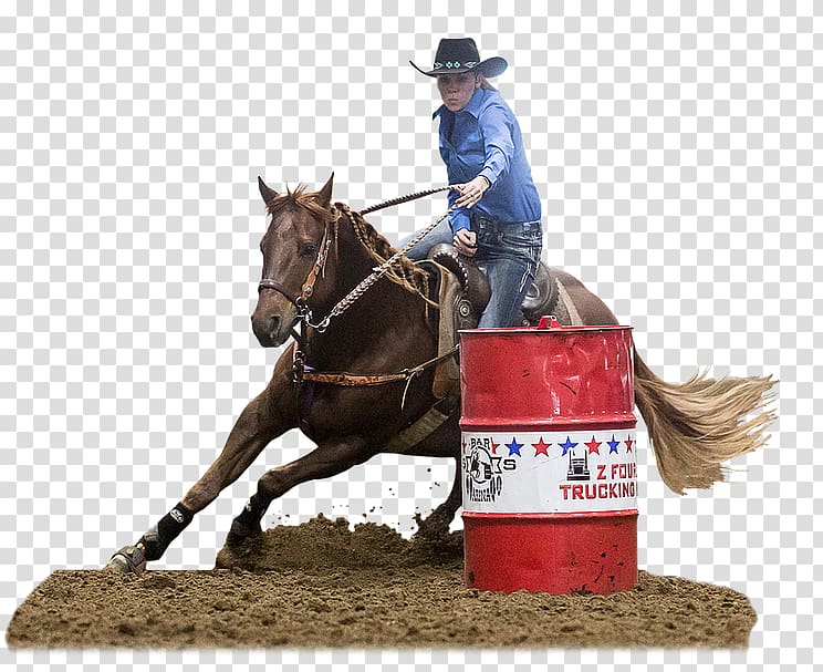 Barrel racing Western riding Rodeo Horse Equestrian, horse race transparent background PNG clipart