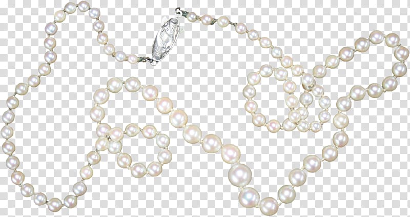 Earring Pearl Necklace Jewellery, necklace transparent background PNG clipart
