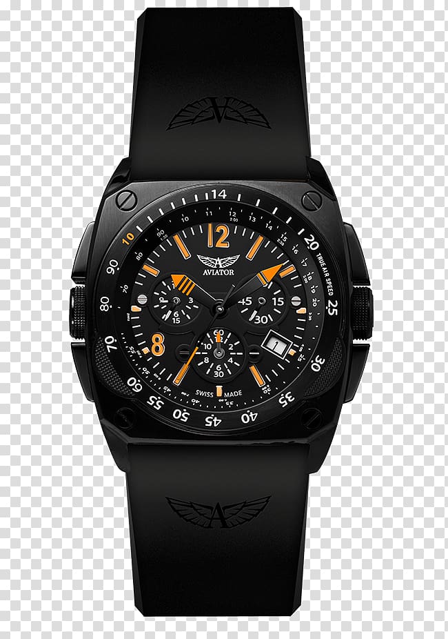 Mikoyan MiG-29M Swiss made Chronograph 0506147919, watch transparent background PNG clipart