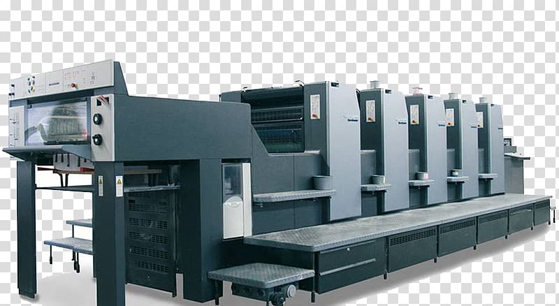 Production Packaging and labeling Printer Poligrafia, offset Printing Machine transparent background PNG clipart