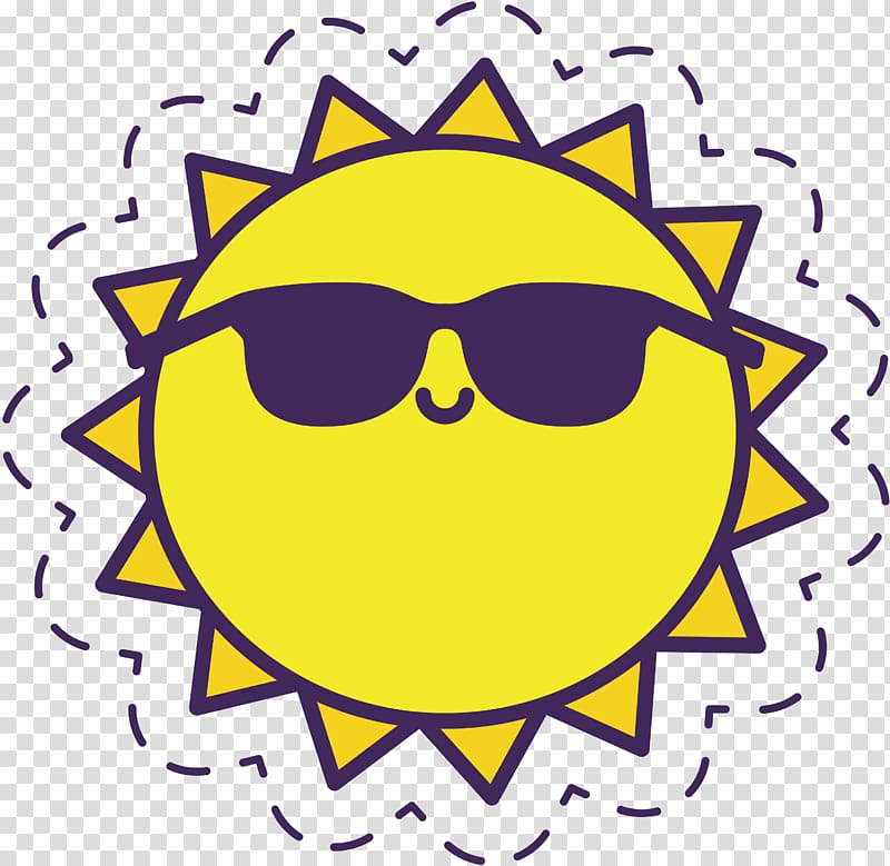 Visual perception Eye Bates method Training Physical exercise, The little sun with sunglasses transparent background PNG clipart