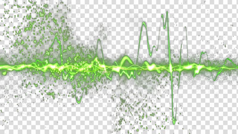 green glare sense of speed rhythm of the music effects transparent background PNG clipart