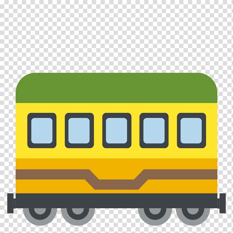 Tram Train Emoji Rail transport Railroad car, train transparent background PNG clipart