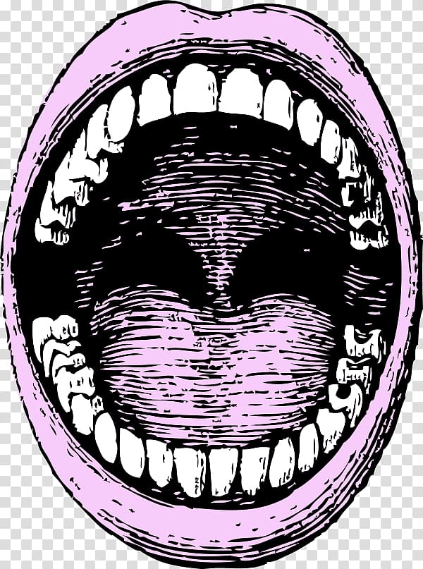 Mouth , Cartoon Open Mouth transparent background PNG clipart