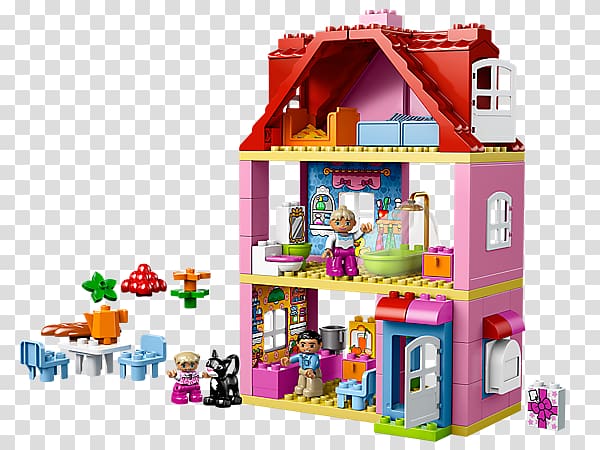 LEGO 10505 DUPLO Play House Amazon.com Toy LEGO 10573 DUPLO Creative Animals, lego toys girls transparent background PNG clipart