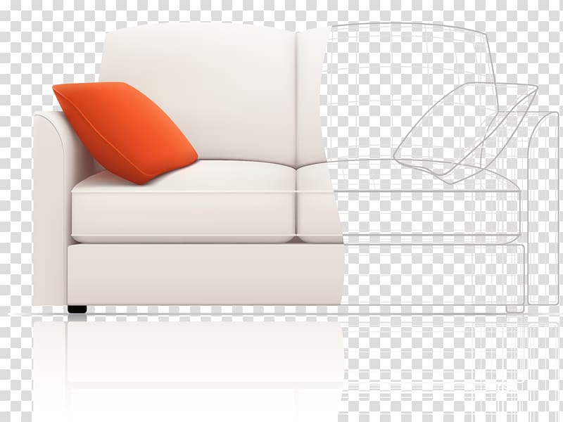 Couch Furniture Upholstery, Beautiful hand-painted sofa material transparent background PNG clipart
