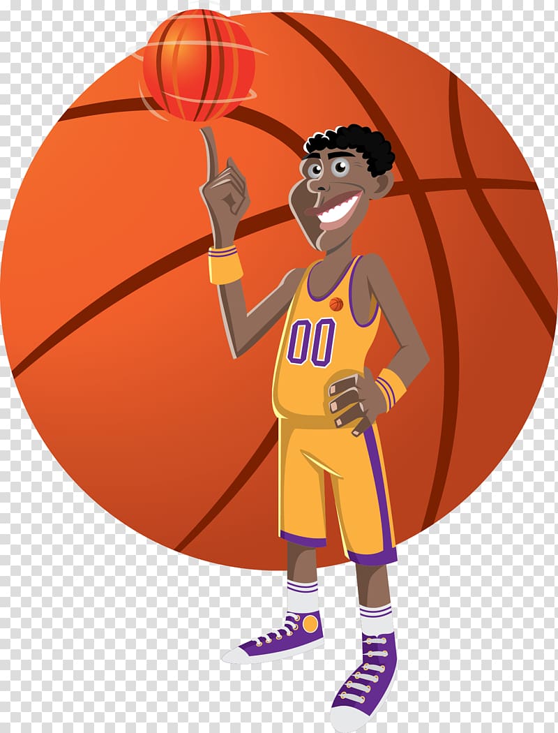 Basketball Cartoon , Cartoon Basketball transparent background PNG clipart