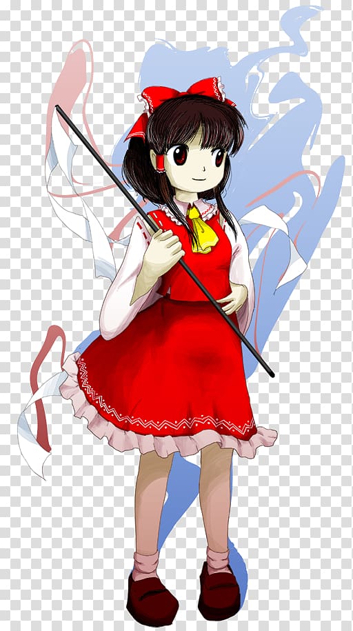 Double Dealing Character Highly Responsive to Prayers The Embodiment of Scarlet Devil Reimu Hakurei Team Shanghai Alice, others transparent background PNG clipart