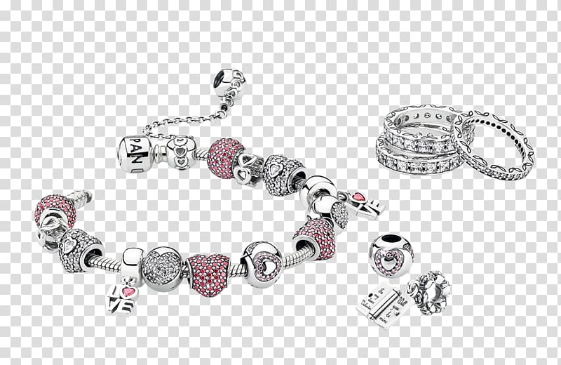Pandora Earring Valentine\'s Day Charm bracelet Jewellery, pandora transparent background PNG clipart