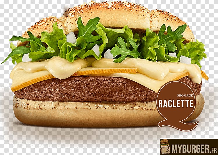 Buffalo burger Cheeseburger Hamburger Raclette Breakfast sandwich, cheese transparent background PNG clipart