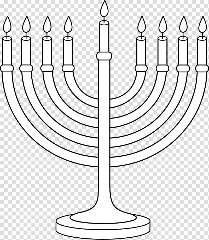 Menorah Hanukkah Dreidel Judaism , Jewish Holidays transparent background PNG clipart