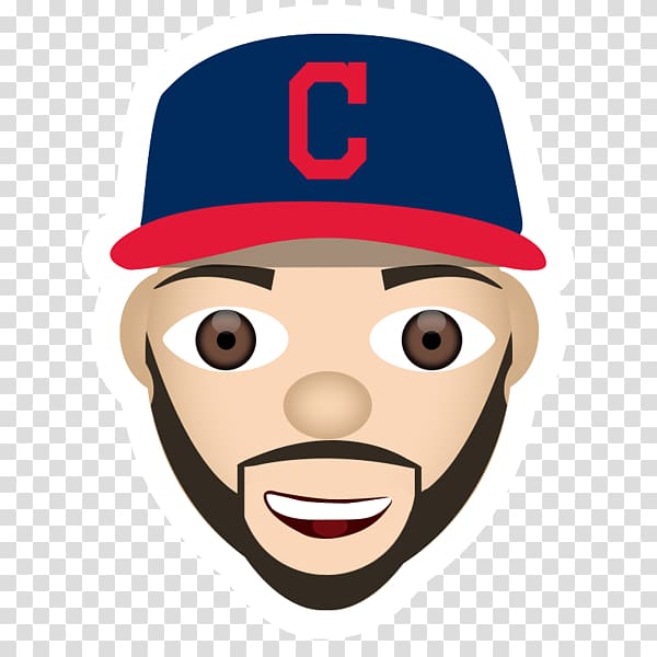 Cleveland Indians Jason Kipnis MLB Major League Baseball All-Star Game Emoji, Emoji transparent background PNG clipart