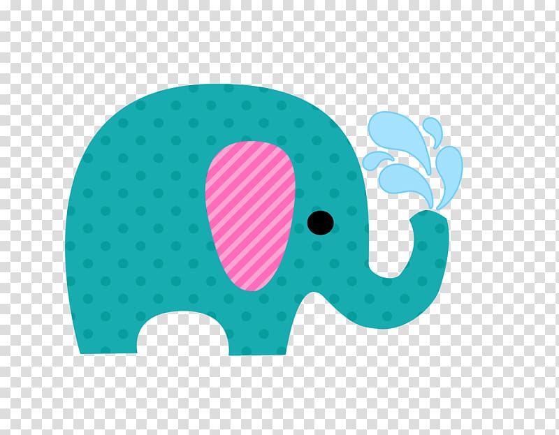 green and pink elephant artwork, Paper Hathi Jr. Elephant Scrapbooking , elephants transparent background PNG clipart