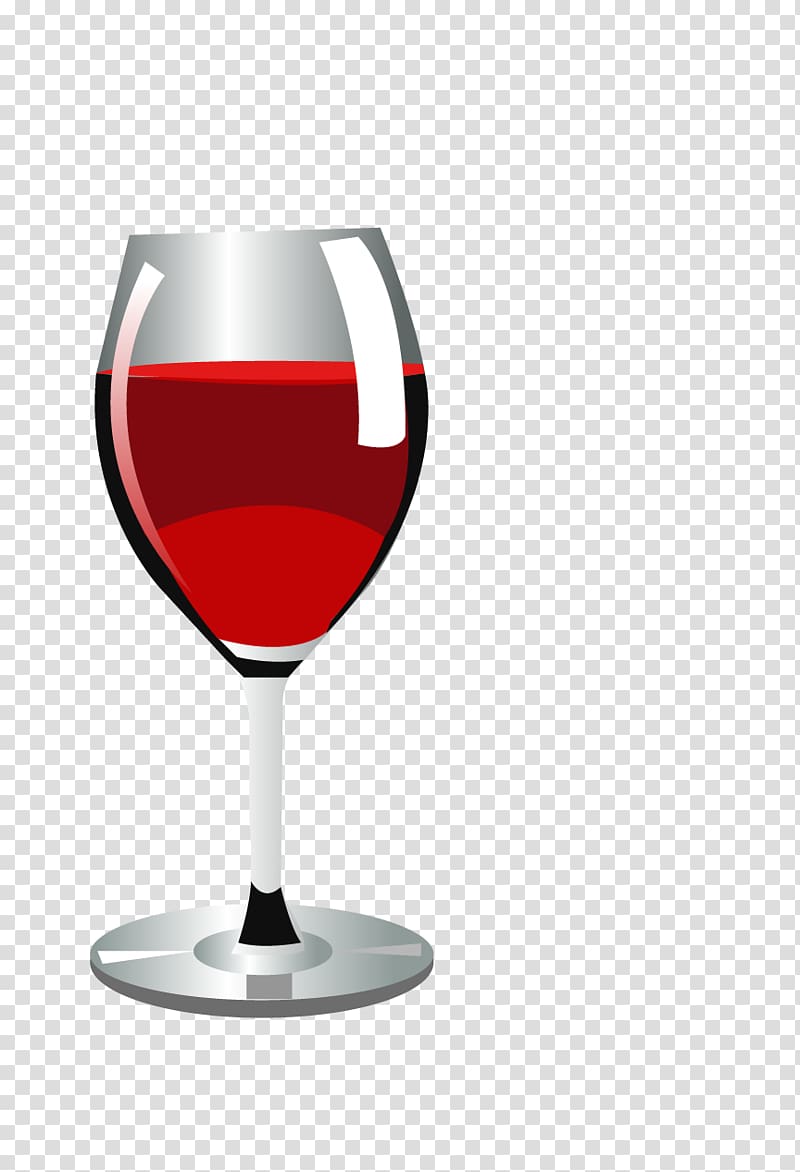 Red Wine Champagne Wine glass, Red wine glass transparent background PNG clipart