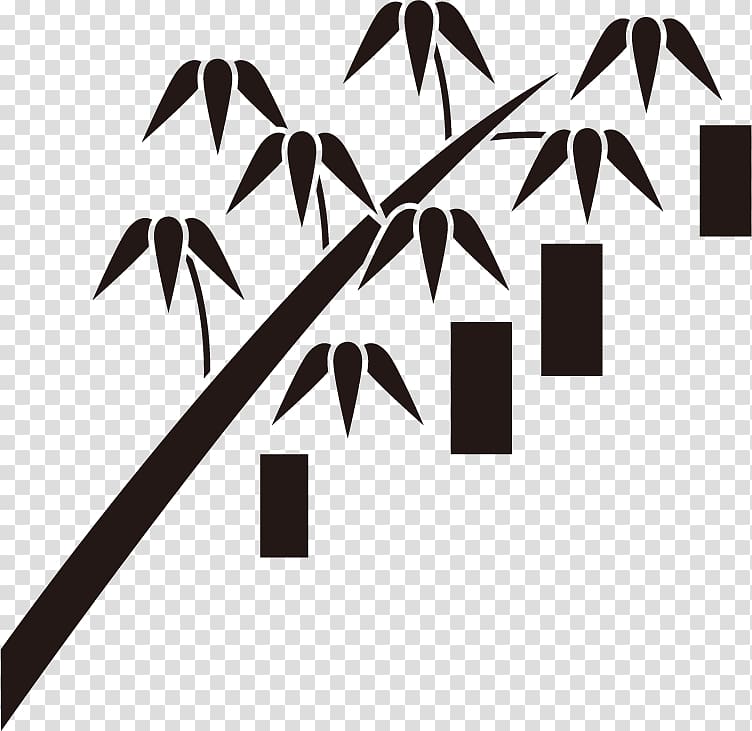Qixi Festival Black and white , tanabata transparent background PNG clipart