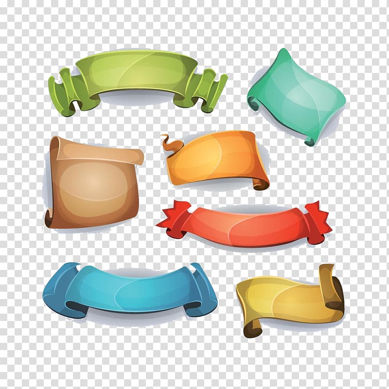 Ribbon Cartoon Illustration, Decoration Games transparent background PNG clipart