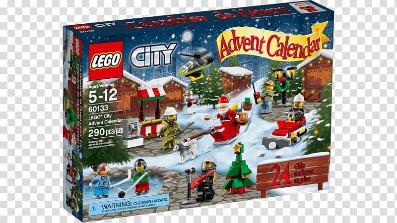 Lego City Advent Calendars LEGO 60133 City Advent Calendar LEGO 60155 City Advent Calendar, christmas transparent background PNG clipart
