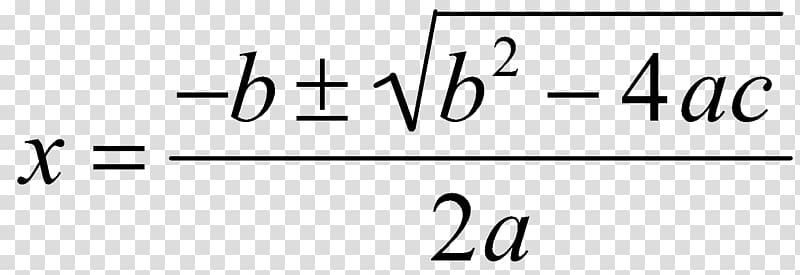 Quadratic Equation Quadratic formula Quadratic function Zero of a function, Mathematics transparent background PNG clipart