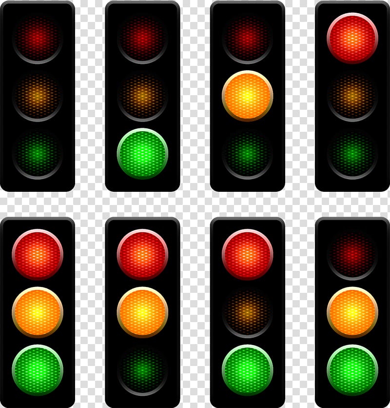assorted-color traffic lights, Traffic light Road transport Icon, traffic light transparent background PNG clipart