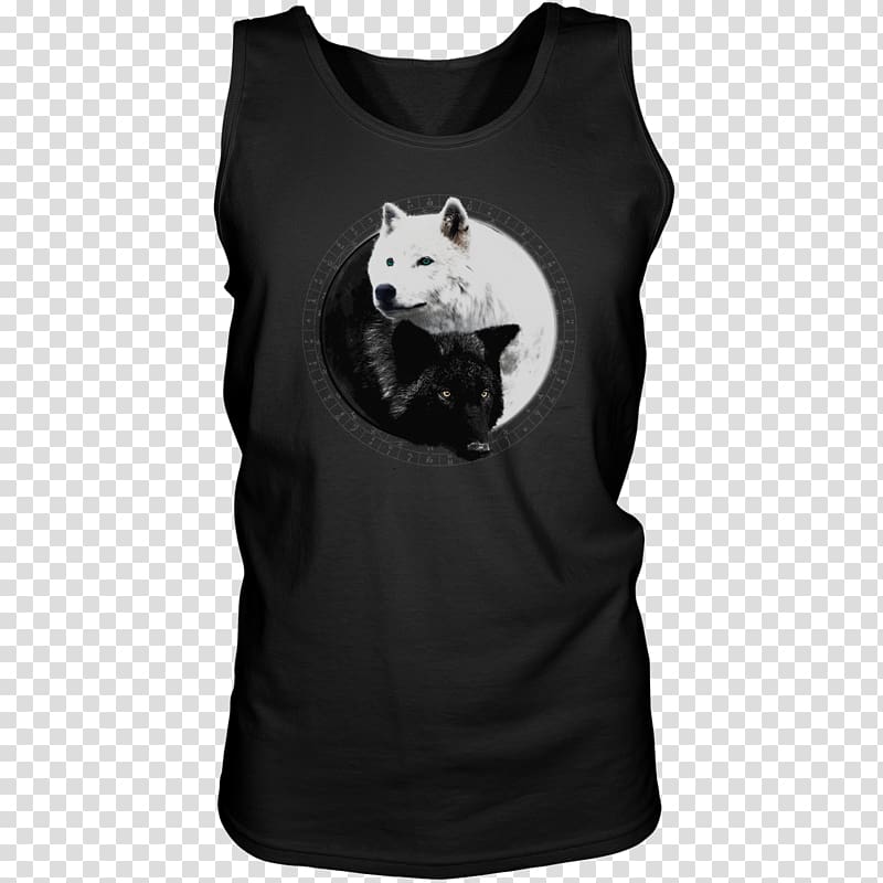 T-shirt Sleeveless shirt Leather Witchcraft, yin yang cat transparent background PNG clipart