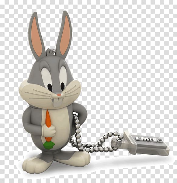 Rabbit Bugs Bunny EMTEC Flash memory USB Flash Drives, rabbit transparent background PNG clipart