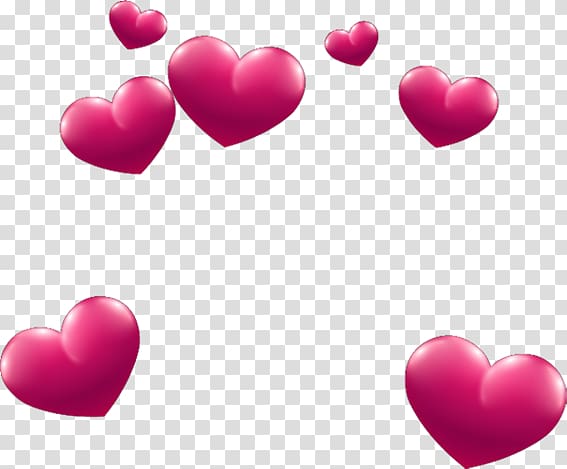 Pink Heart transparent background PNG clipart