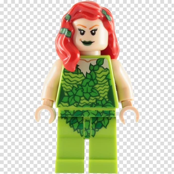 Poison Ivy Lego Batman 2: DC Super Heroes Lego minifigure Lego Super Heroes, fig leaves transparent background PNG clipart