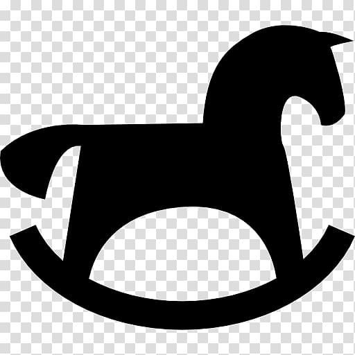 Rocking horse Silhouette, rocking transparent background PNG clipart