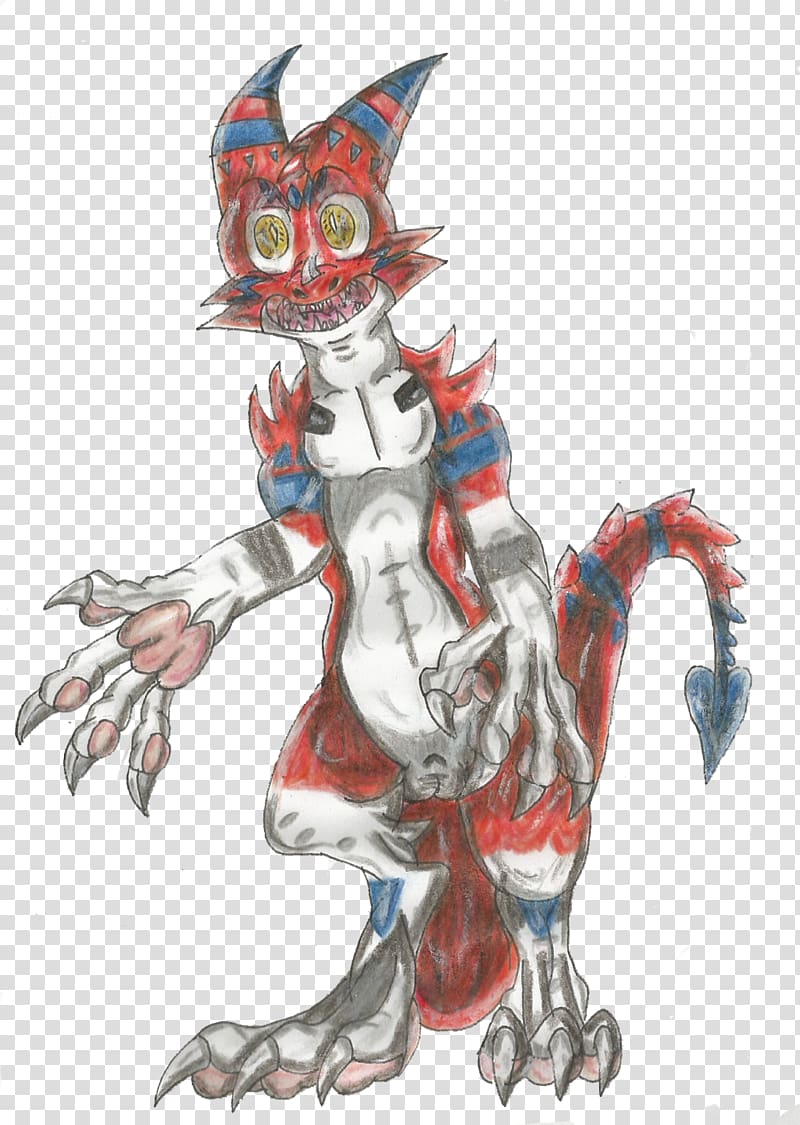 Demon Costume design Cartoon Legendary creature, shou transparent background PNG clipart