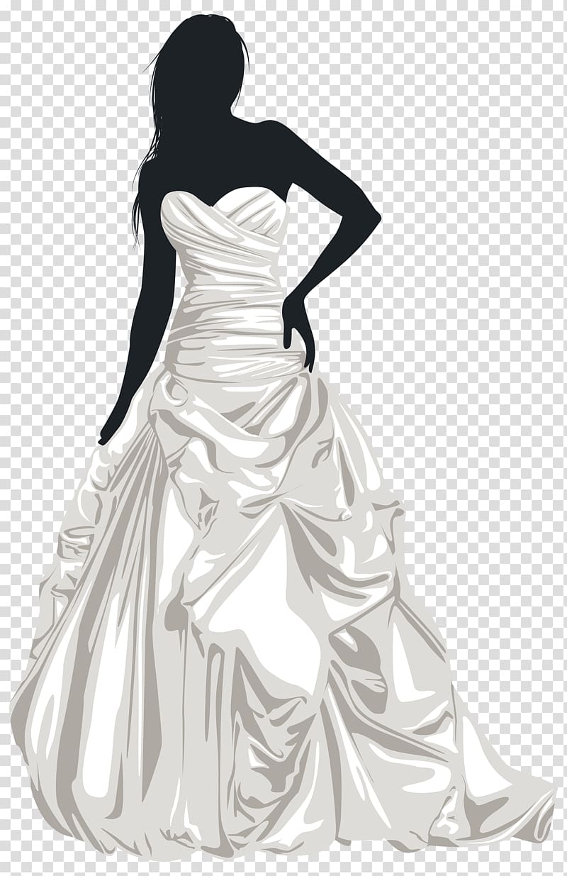 Gown PNG - Evening Gown, Ball Gown, Wedding Gown, Gown Silhouette