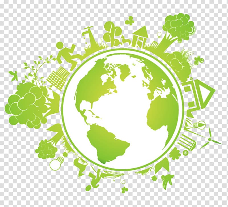 Earth Logo Illustration, green earth transparent background PNG clipart