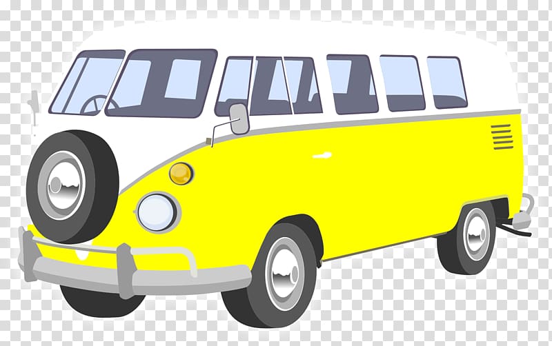 Volkswagen Type 2 Campervan Car, MOBIL transparent background PNG clipart