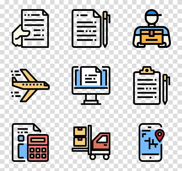 Encapsulated PostScript Computer Icons Icon design, logistics icon transparent background PNG clipart