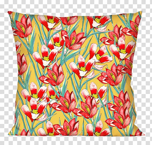 Throw Pillows Cushion Petal Rectangle, hand-painted floral transparent background PNG clipart