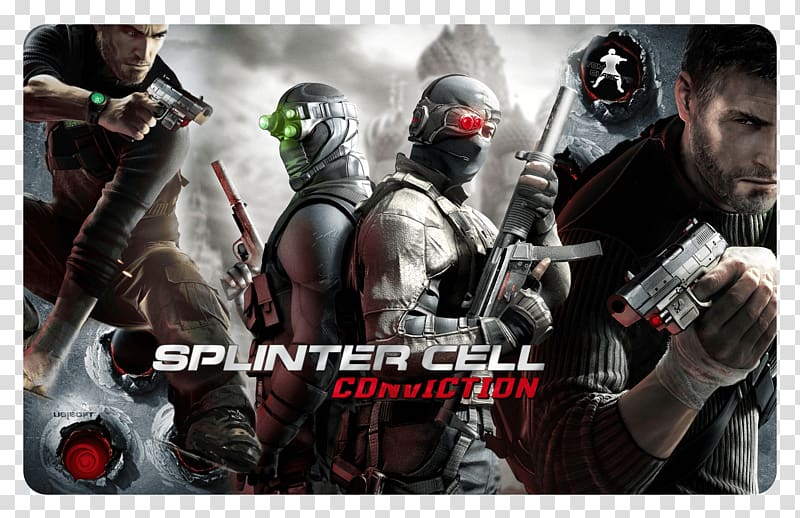 Tom Clancy\'s Splinter Cell: Conviction Tom Clancy\'s Splinter Cell: Pandora Tomorrow Tom Clancy\'s Splinter Cell: Chaos Theory Video Games Action-adventure game, splinter cell transparent background PNG clipart